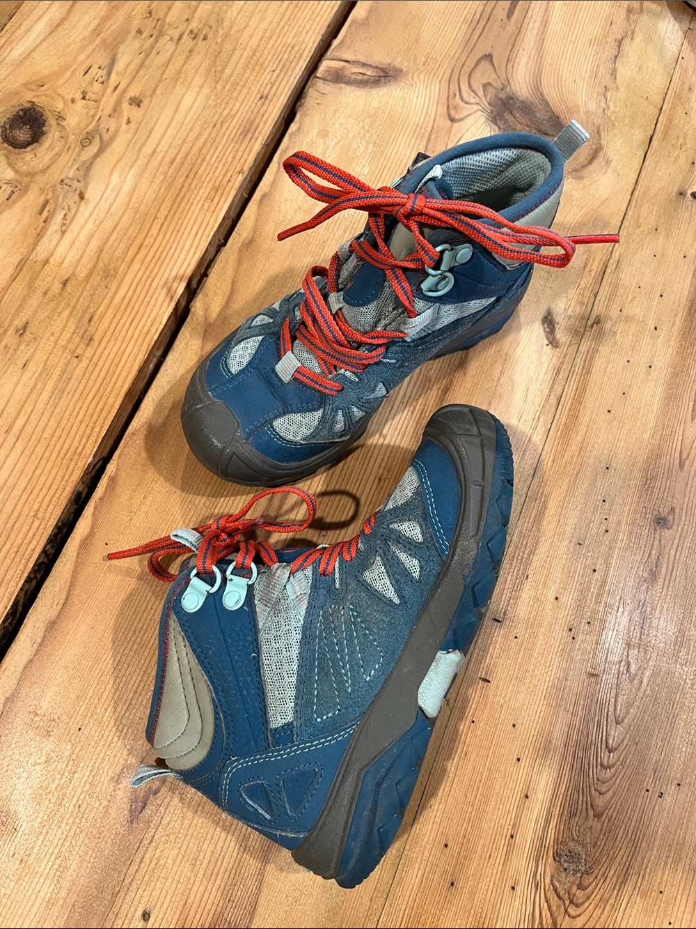 MERRELL Toddler 12 Blue Capra Mid Waterproof Hiking Boots